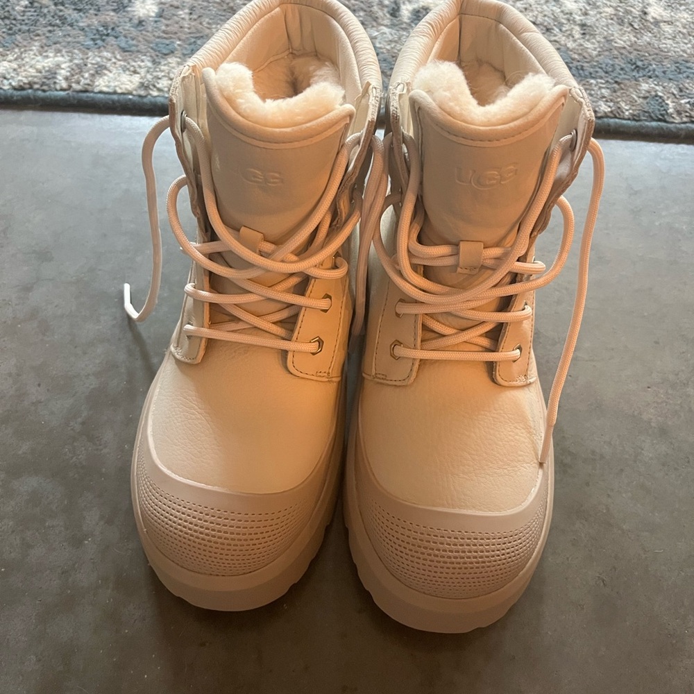 UGG White Winter Boots